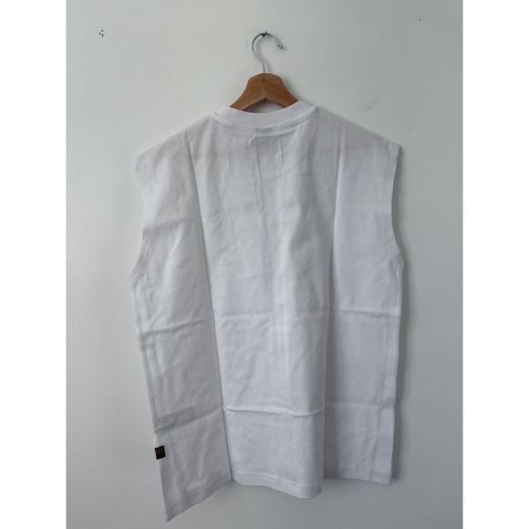 G-Star Raw White Boxy Sleeveless T-Shirt – Men's Small – NWT - Picture 6 of 6